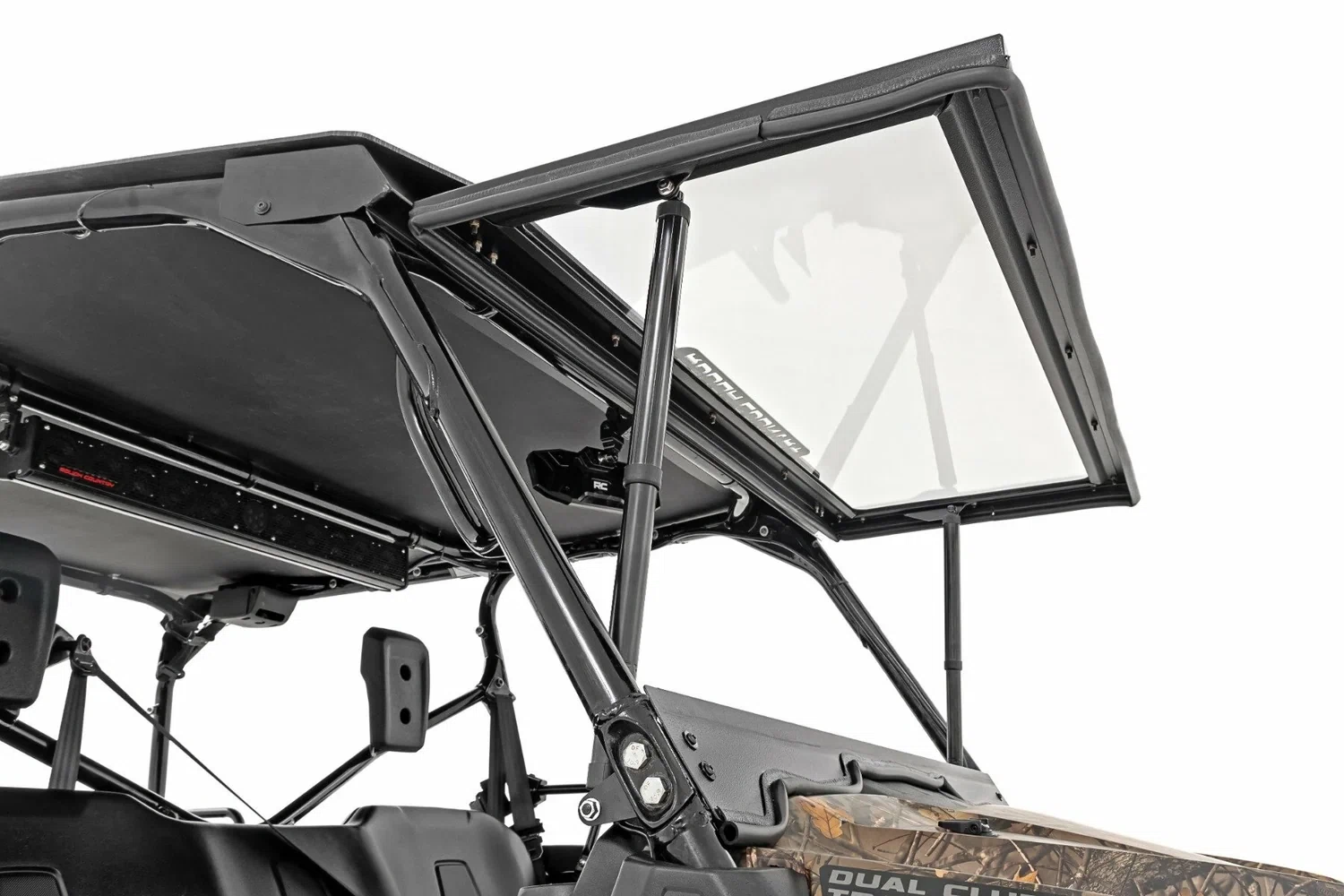 Rough Country _ Electric Tilt Windshield _ Glass _ Honda Pioneer 1000